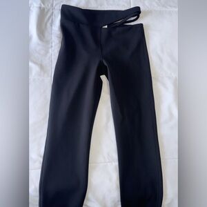 Lululemon Black High-Waisted Leggings with Cut Out Detail